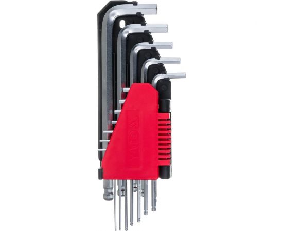 Набор дюймовых шестигранных ключей YATO с шаром, длинные 12шт YT-5837 