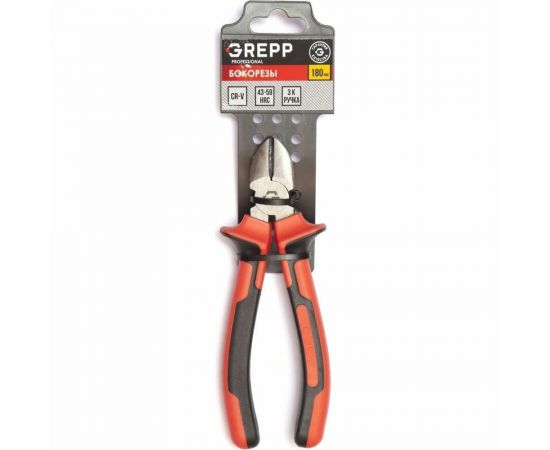 Усиленные бокорезы Ladina GREPP трехкомпонентная рукоятка, 180 мм 205-112 