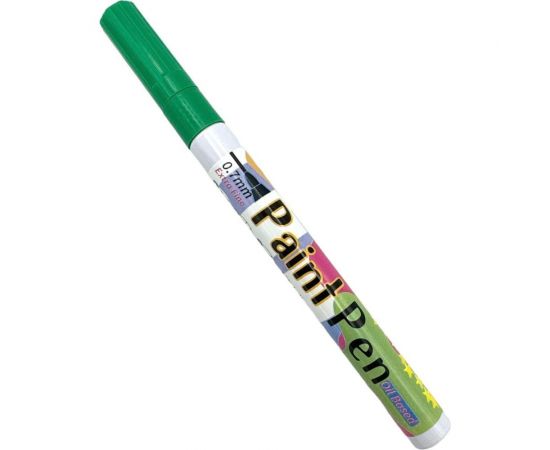 Маркер-краска по металлу с тонким наконечником Flysea Paint Marker FS-177, 0.7 мм, зеленый FS-177-green 