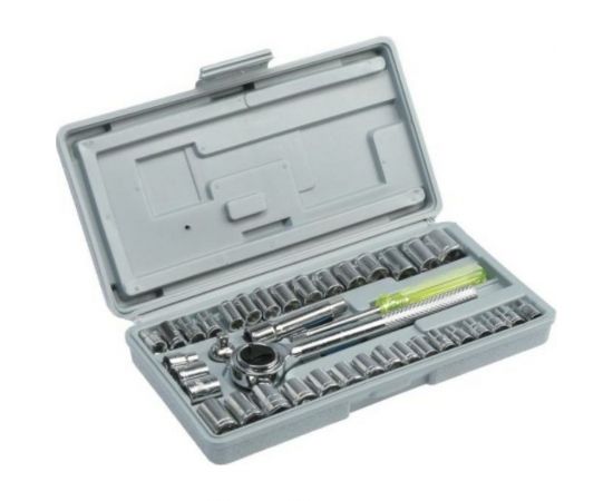 Набор инструментов в кейсе ТУНДРА автомобильный, 40 предметов 881850 