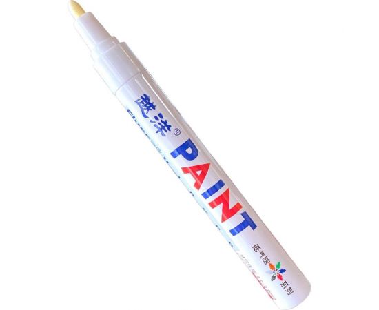 Маркер-краска Flysea по металлу Paint Marker FS-110 с наконечником (2-4 мм), белый FS-110-white 