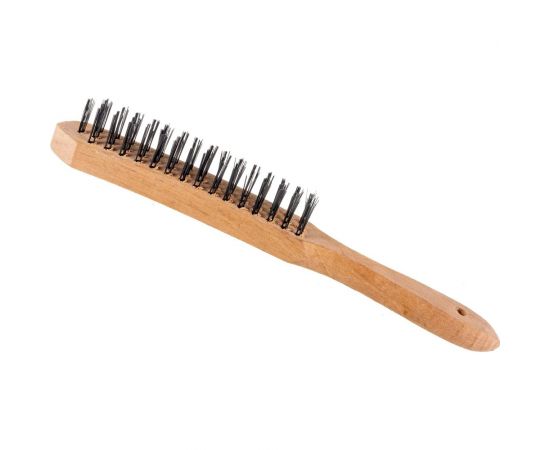 Кордщетка (ручная, 3-рядная, стальная, 290мм) КОБАЛЬТ 248-689 