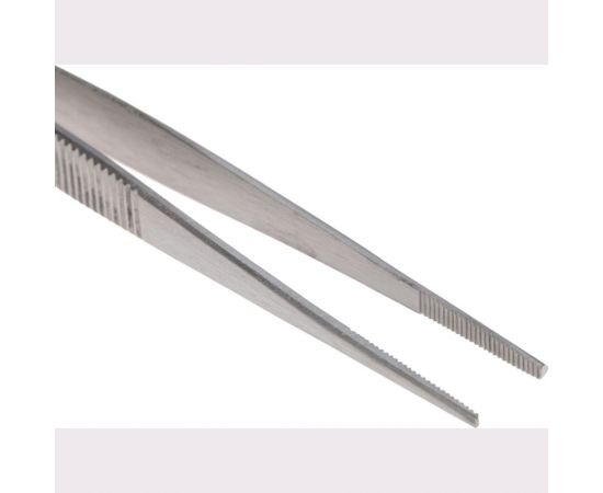 Пинцет REXANT прямой, узкий, рифленый 145 мм ПРОФИ 12-0346 – изображение 12
