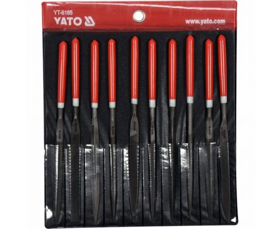 Набор надфилей YATO 180x85 мм, 10 предметов YT-6165 – изображение 2