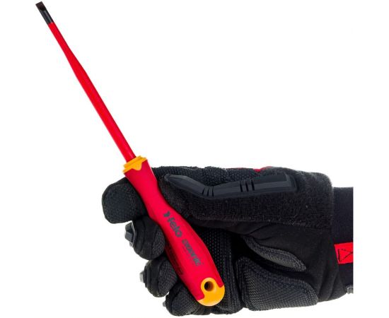 Набор диэлектрических отверток SL/PH/PZ E-Slim, отвертка тестер напряжения сети Felo Ergonic в кейсе, 7 шт 41380736 – изображение 2