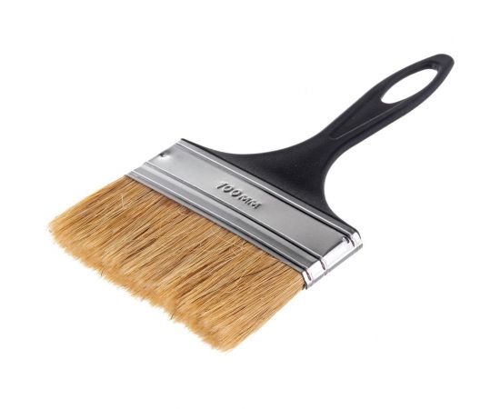 Кисть Акор флейцевая универсальная 100 мм., толщ.8 мм. нат. щет. 4607044330375 – изображение 2