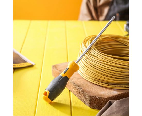 Крестовая отвертка DELI DL636150 PH2x150мм (магнит, TPR+PP ручка) 98370 – изображение 2