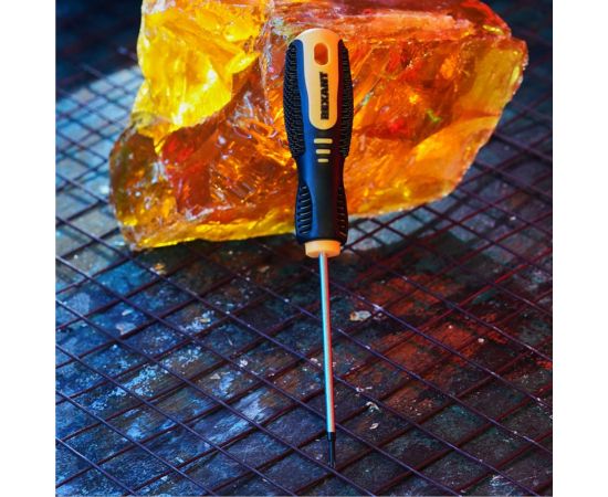 Крестовая отвертка REXANT PH 00х75 мм, двухкомпонентная рукоятка 12-6401 – изображение 2