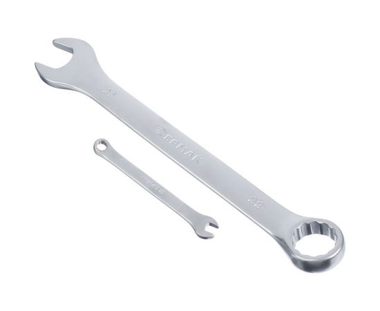 Набор рожково-накидных ключей ЕРМАК 12 предметов, 6-22мм, матовые CRV, пластик холдер 736-050 – изображение 2