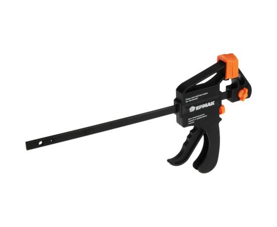 Универсальная F-образная струбцина ЕРМАК 150х265х45 пластмассовый корпус 668-045 – изображение 2