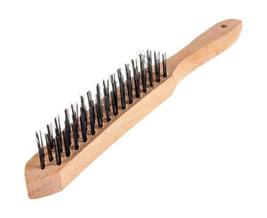 Кордщетка (ручная, 3-рядная, стальная, 290мм) КОБАЛЬТ 248-689 – изображение 2