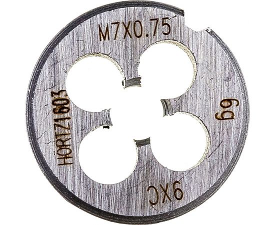 Плашка М 7 х0.75 9ХС HORTZ 203996 – изображение 3