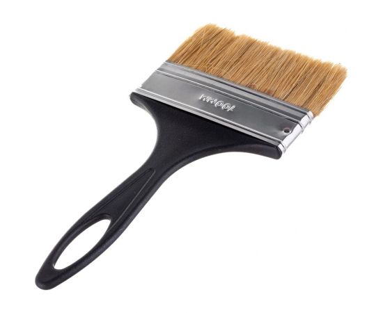 Кисть Акор флейцевая универсальная 100 мм., толщ.8 мм. нат. щет. 4607044330375 – изображение 3