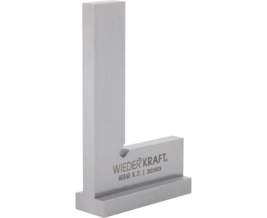 Поверочный угольник WIEDERKRAFT 90 градусов, 60x40x20x5 мм, класс 1 WDK-MR6040 – изображение 4