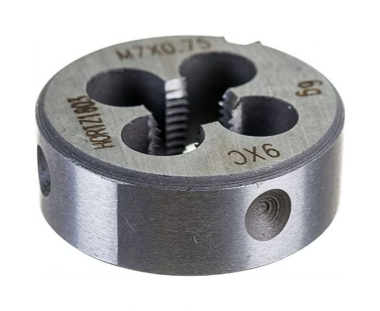 Плашка М 7 х0.75 9ХС HORTZ 203996 – изображение 4