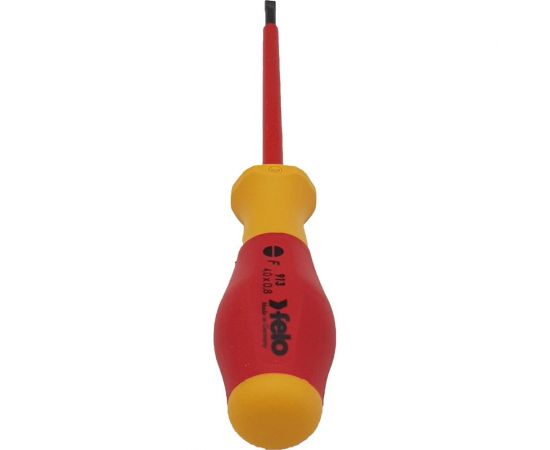Диэлектрическая шлицевая отвертка Felo SL4,0 91304090 – изображение 4