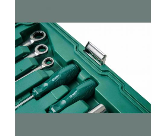 Набор инструмента Sata 129 предметов, специализированный, сервисн. пласт.кейс 09014G – изображение 5