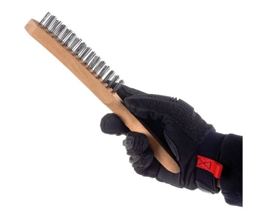 Кордщетка (ручная, 3-рядная, стальная, 290мм) КОБАЛЬТ 248-689 – изображение 5