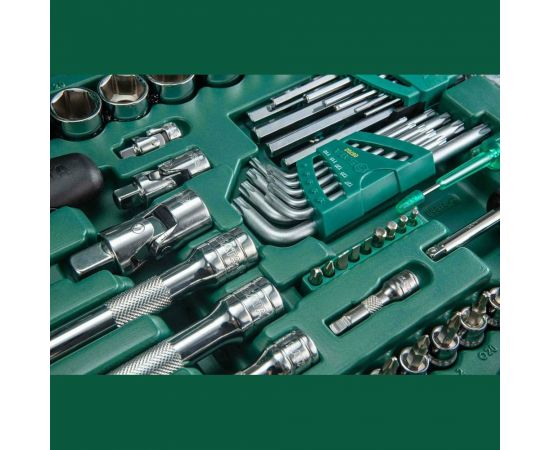 Набор инструмента Sata 129 предметов, специализированный, сервисн. пласт.кейс 09014G – изображение 7