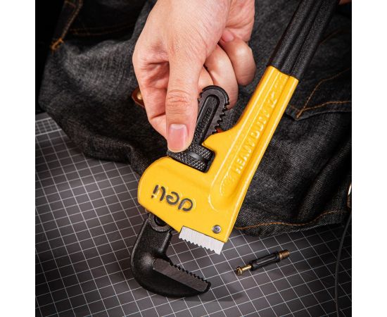 Трубный ключ DELI DL2512 300мм 98301 – изображение 7