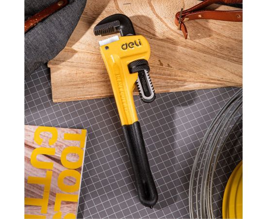 Трубный ключ DELI DL2512 300мм 98301 – изображение 8