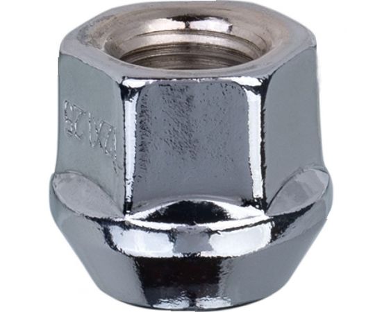 Гайка конус M12x1.25 открытая 21 мм, ключ 19 мм, цинк 014, 20 шт SKYWAY S10602014 