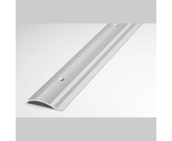 Порог разноуровневый алюминиевый (39,4 мм, 1,8 м, анодированный, Серебро) ЛУКА УТ000002633 