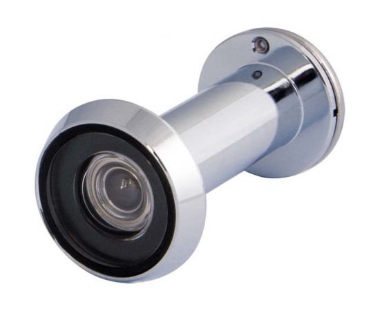 Дверной глазок Fuaro 3 DVZ_LUX, 16/200/50x90 оптика пластик-LUX, CP хром 43219 