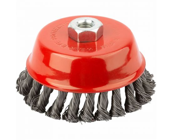 Щетка корщетка чашка YIDA 150 мм, М14, жесткая проволока TORGWIN T994802 