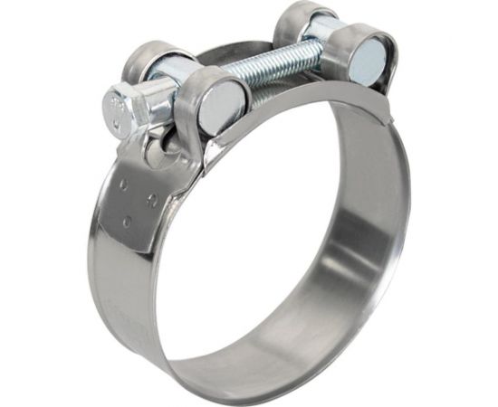 Силовой хомут из нержавеющей стали KRAFT W2, 60-63 мм, уп. 5 шт. KT 880525 