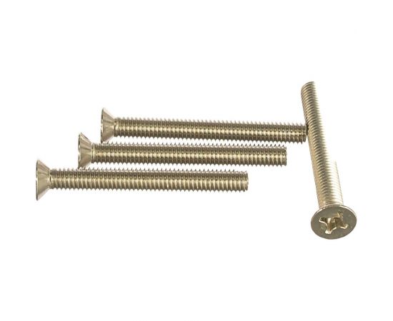 Винт Tech-Krep DIN965 6х50 ПОЛН.РЕЗ.ПОТАЙ.ГОЛ. нерж.ст. А2, 4 шт. 141749 