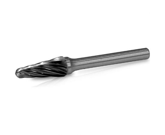 Борфреза твердосплавная в форме закругленного конуса по алюминию 12х6х28 мм Rotorica L1228C06 