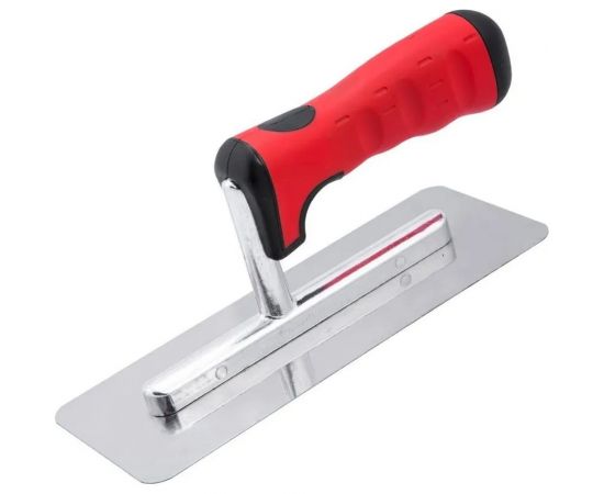 Прямая гладилка BEOROL нержавеющая сталь 280x130 мм двухкомпоненная ручка 245729 