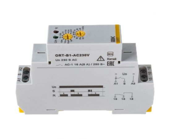 Реле задержки выключения IEK ORT. 1 конт. 230 В AС ORT-B1-AC230V 