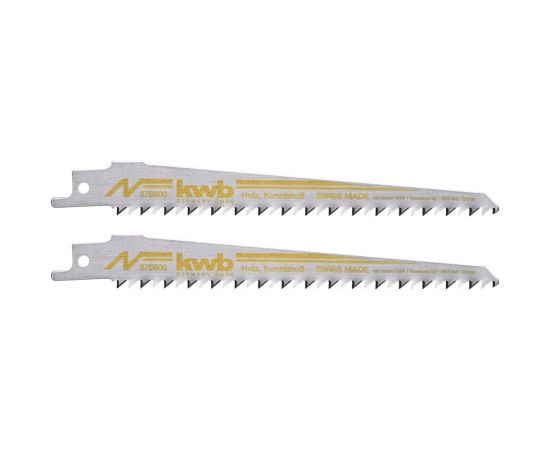 Полотно для сабельной пилы по дереву HCS S644D 153/130 мм, 2 шт KWB 576600 