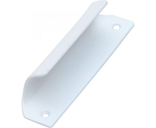 Ручка для балк. двери СКОБЯНОЙ сталь, белый 002573 