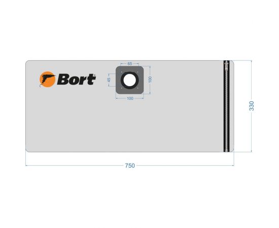 Мешок многоразовый для пылесоса BB-20UM BORT 93410211 – изображение 2