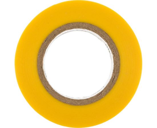 Изолента ПВХ FORTISFLEX 15 ммх0.15 ммх10 м желтая 71224 – изображение 2