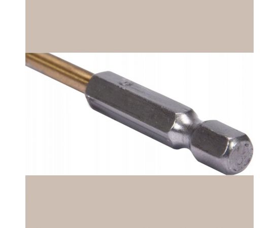Сверло по металлу HSS-TiN 2.5 мм с хвостовиком HEX1/4 YATO YT-44752 – изображение 2