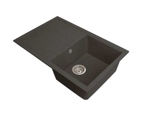 Кухонная мойка GreenStone цвет: черный GRS-76-308 – изображение 2