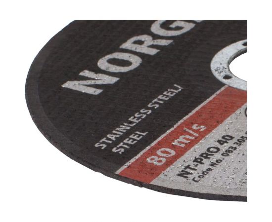 Диск отрезной Inox 125x1x22.2 мм NORGAU 083305125 – изображение 2