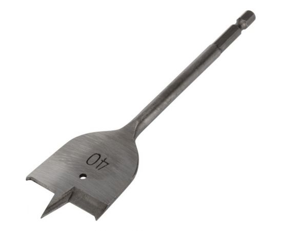 Сверло перовое по дереву (40x152 мм; шестигранный хвостовик) KRANZ KR-91-0677 – изображение 2