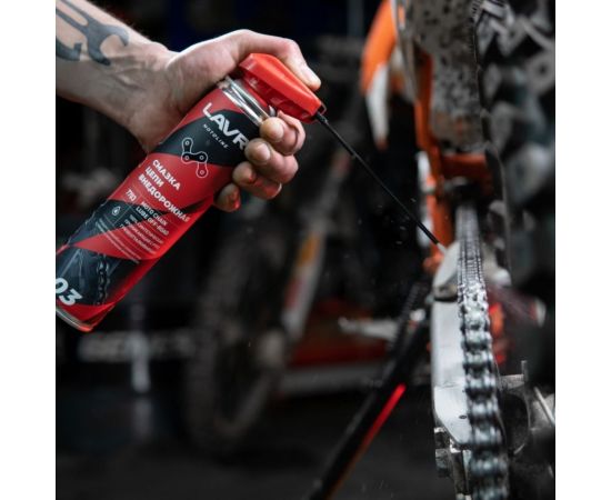 Смазка цепи внедорожная MOTO 520 мл LAVR Ln7703 – изображение 3