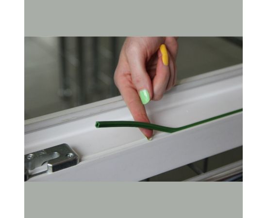 Антипылевая заглушка паза штапика KOMFORT Москитные системы 5м ЗП00606 – изображение 3