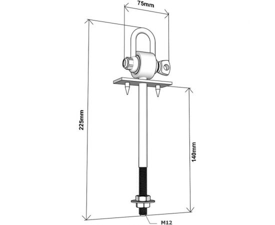 Качельный подвес - кронштейн для крепления качелей MoyDvor SAC000209 – изображение 3