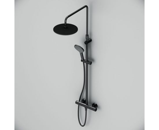 Душевая система AM.PM Like смеситель для душа с термостатом, 3 функции, черный F0780422 – изображение 3