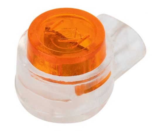 Изолированный соединитель проводов типа скотчлок REXANT К-1, d 0,4-0,7 мм 100 шт 07-5401 – изображение 3