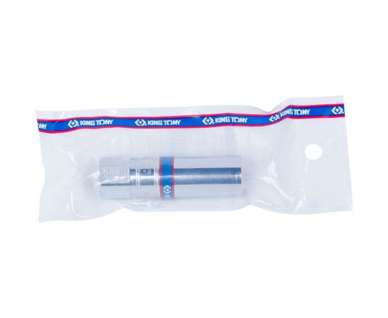 Головка свечная шестигранная (3/8""; 16 мм) с резиновым фиксатором KING TONY 363516 – изображение 3