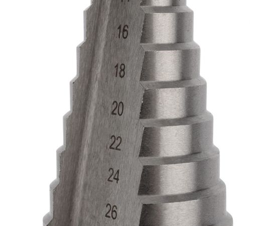 Сверло ступенчатое по металлу 4.0-32.0 мм, HSS KRANZ KR-12-6603 – изображение 3