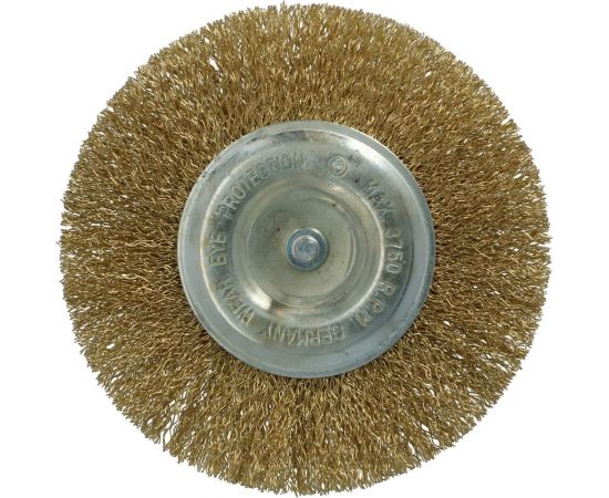 Щетка дисковая 65х15 мм, с хвостовиком, латунная FASTER TOOLS 1694 – изображение 4